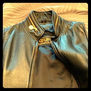 D.C. Garson black leather vest